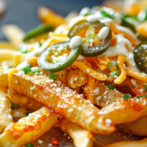 Chips and Cheese with Jalapenos